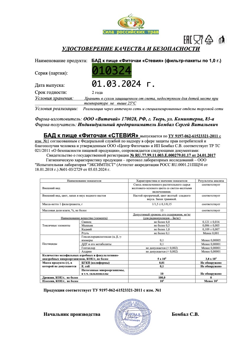 Паспорт №032024